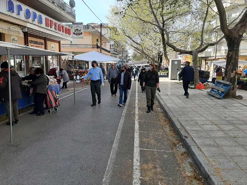 Δήμος Κοζάνης: Απαρέγκλιτη τήρηση των μέτρων προστασίας στη λαϊκή αγορά