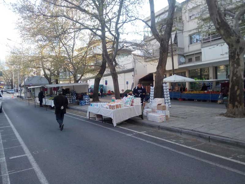 Με τα προβλεπόμενα μέτρα διεξήχθη η λαϊκή αγορά της Κοζάνης