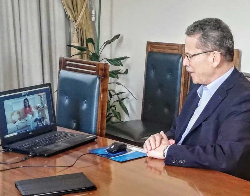 Τηλεδιάσκεψη Λάζαρου Μαλούτα με την κ. Γιάννα Αγγελοπούλου πρόεδρο της επιτροπής “Ελλάδα 2021”