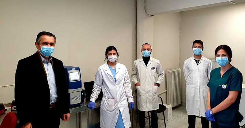 Πρώτη ημέρα επίσημης λειτουργίας του εργαστηρίου μοριακών αναλύσεων στη Δυτική Μακεδονία
