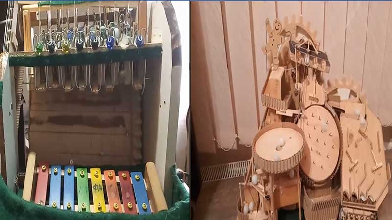 Οι πρωτότυπες μουσικές κατασκευές του Αλέξανδρου Τσούγιεφ με τις μπίλιες