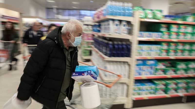 Στα σκουπίδια κατέληξαν τα τρόφιμα της καραντίνας