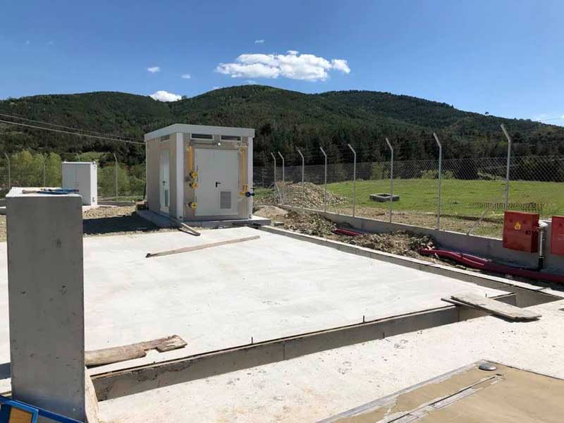 Ολοκληρώνονται οι εργασίες κατασκευής του σταθμού αποσυμπίεσης φυσικού αερίου στη Δεσκάτη