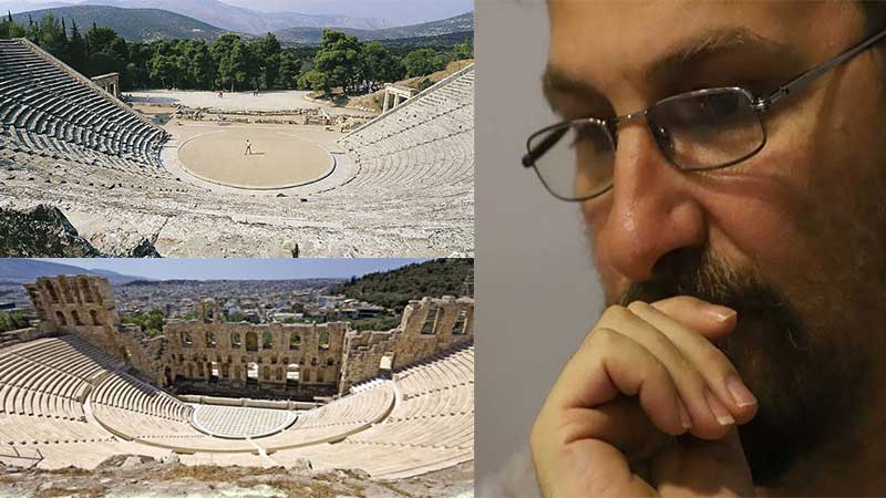 Ο Νίκος Κέφαλος βλέπει Επίδαυρο και Ηρώδειο με τις «Βάκχες» του Ευριπίδη
