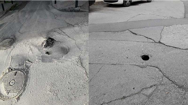 Γεμάτη λακκούβες η πόλη της Κοζάνης
