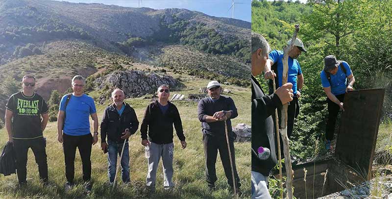 Προβλήματα στην ύδρευση της Γαλατινής – Ο δήμαρχος Βοΐου Χρήστος Ζευκλής στην πηγή Μότσαλη