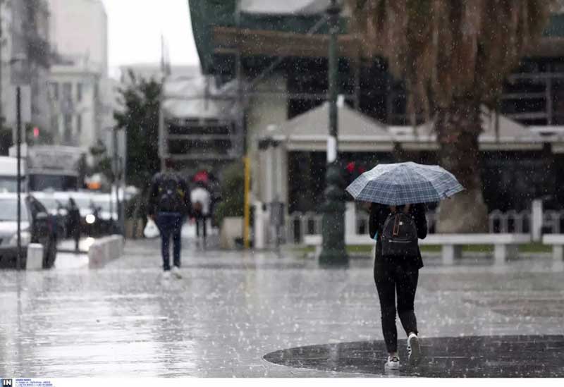 Επικαιροποίηση του έκτακτου δελτίου της ΕΜΥ: Ψυχρό μέτωπο με θυελλώδεις ανέμους, καταιγίδες και «βουτιά» της θερμοκρασίας