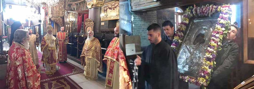 Κεκλεισμένων των θυρών η θεία λειτουργία στον Άγιο Νικόλαο Κοζάνης για το θαύμα της Παναγίας Ζιδανιώτισσας στο σεισμό το Μάιο του 1995