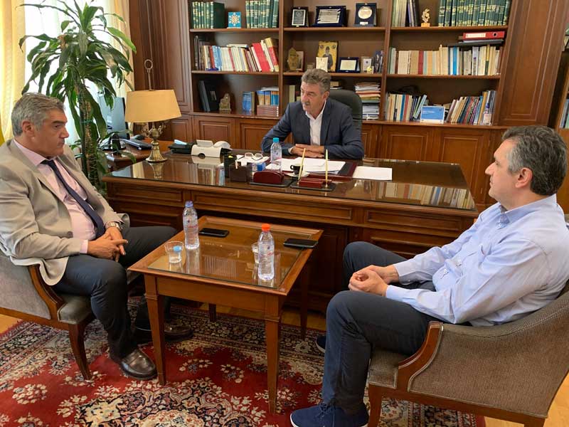 Συνάντηση Δημάρχου Γρεβενών κ.Γιώργου Δασταμάνη με τον Συντονιστή του Σχεδίου Δίκαιης Αναπτυξιακής Μετάβασης κ.Κωνσταντίνο Μουσουρούλη