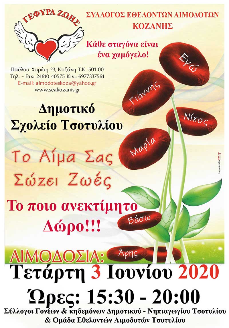 Η 18η Αιμοδοσία στο Τσοτύλι