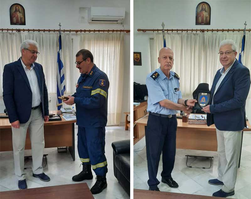 Πραγματοποιήθηκε η τελετή απονομής τιμητικής πλακέτας του απερχόμενου Διοικητή της Περιφερειακής Πυροσβεστικής Διοίκησης Δυτικής Μακεδονίας, Υποστρατήγου ε.α. Ανδρέα Παπαζαχαρία