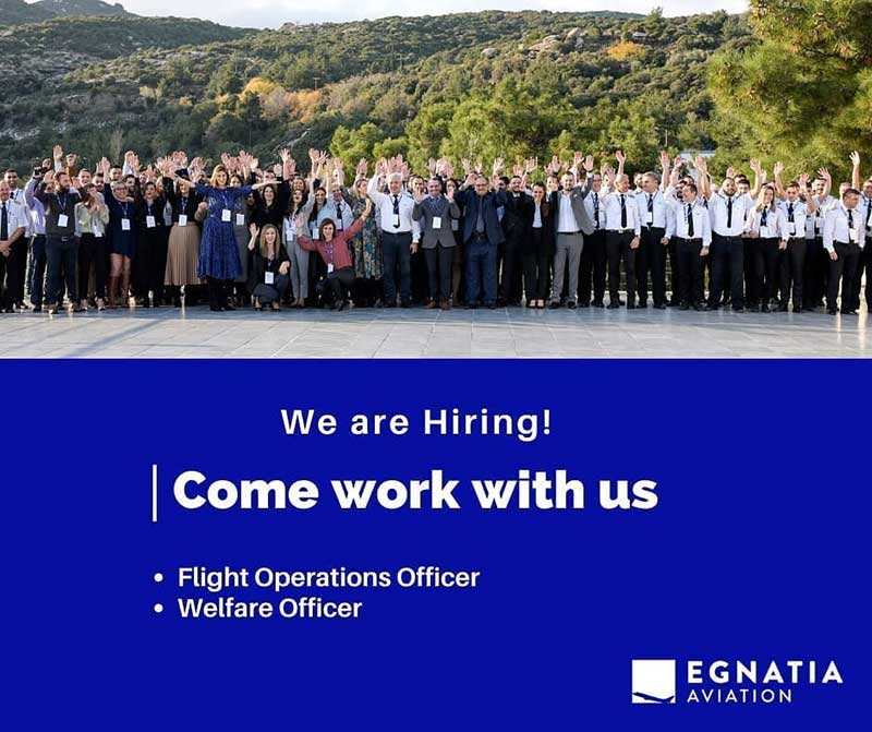 Νέες Ευκαιρίες Απασχόλησης από το Egnatia Aviation Training College