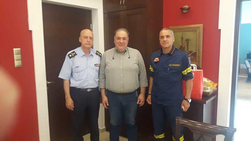 Επισκέψεις Περιφερειακού Διοικητού Πυροσβεστικών Υπηρεσιών Δυτικής Μακεδονίας Αρχιπυράρχου Ιωάννη Ράπτη