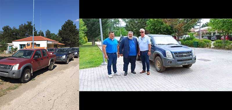 4 Φορτηγάκια (τύπου 4Χ4) απέκτησε ο Δήμος Εορδαίας, κατόπιν παραχώρησης τους από το Λ.Κ.Δ.Μ.