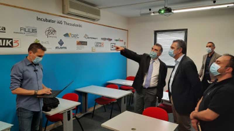 Επίσκεψη του Γιώργου Κασαπίδη στο  Εθνικό Κέντρο Έρευνας και Τεχνολογικής Ανάπτυξης (ΕΚΕΤΑ) στη Θεσσαλονίκη