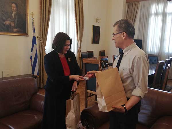 Συνάντηση του δημάρχου Κοζάνης με την πρέσβη της Σλοβακίας– Απολιγνιτοποίηση και πολιτισμός οι βασικοί τομείς συνεργασίας
