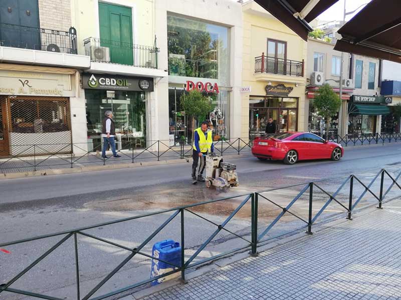 Προσωρινή διακοπή κυκλοφορίας στο ρεύμα ανόδου της οδού Π. Μελά, λόγω διαρροής στο δίκτυο ύδρευσης