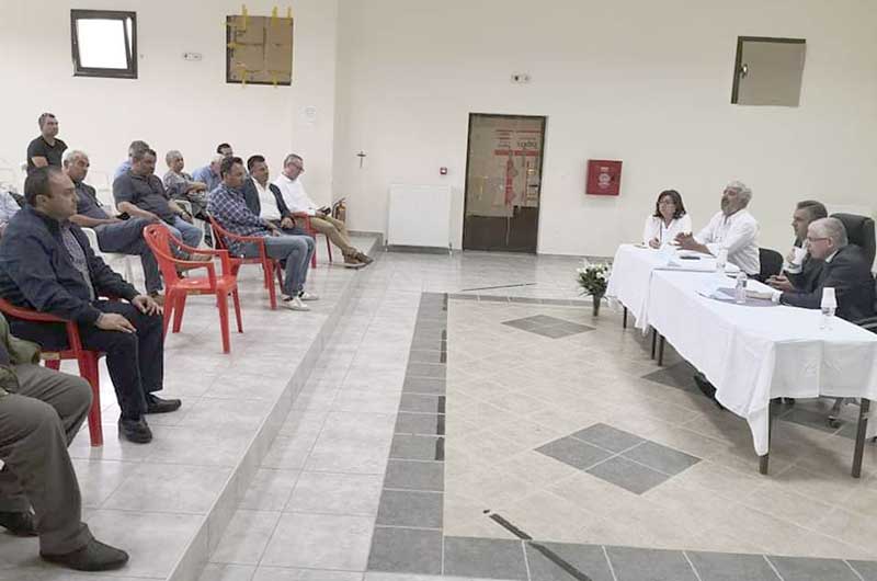 Ο Περιφερειάρχης Δ. Μακεδονίας με τον Πρόεδρο του ΕΛΓΑ κ. Λυκουρέντζο στο Δ. Εορδαίας – Τέθηκαν τα αιτήματα των παραγωγών για τις αγροτικές και κτηνοτροφικές αποζημιώσεις