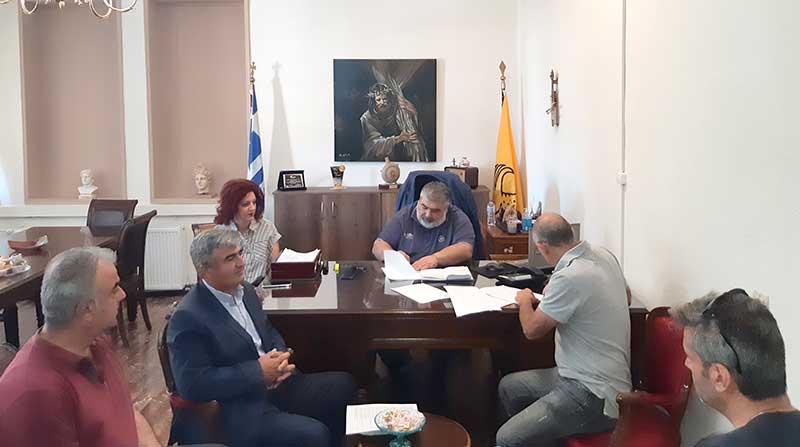 Υπογραφή σύμβασης για το έργο: «Συντήρηση κτιριακού συγκροτήματος 1ου Γυμνασίου Πτολεμαΐδας»