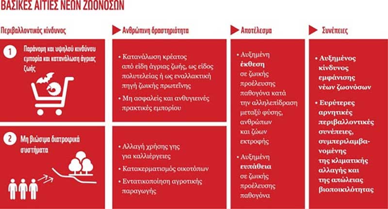 WWF: Ο κίνδυνος για την εμφάνιση νέων πανδημιών θα παραμένει υψηλός, όσο δεν λαμβάνονται τα κατάλληλα μέτρα
