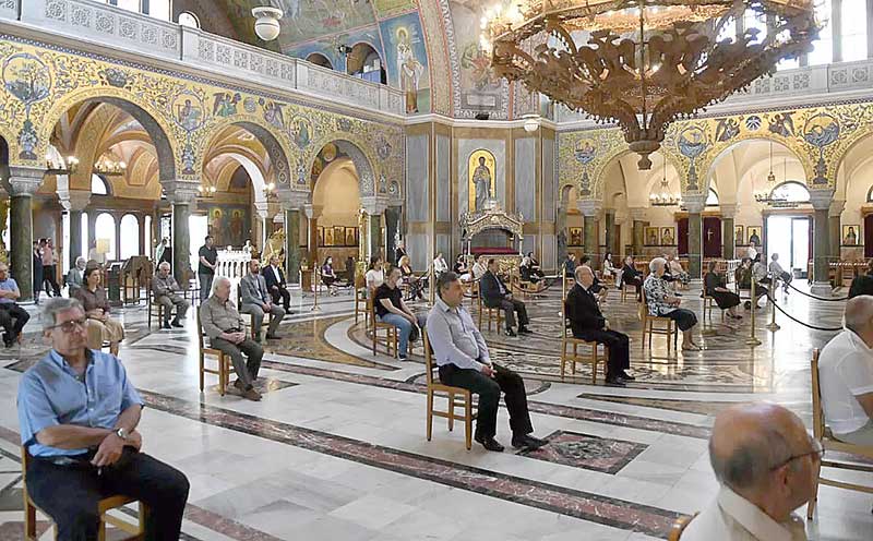 Ιερά Σύνοδος: Εγκύκλιος με μέτρα κατά του κορονοϊού ενόψει Δεκαπενταύγουστου