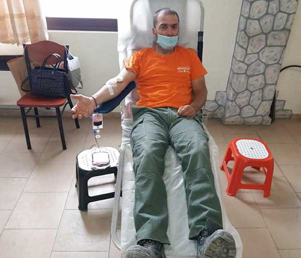 Πραγματοποιήθηκε η εθελοντική αιμοδοσία του Σπάρτακου στο Νότιο Πεδίο