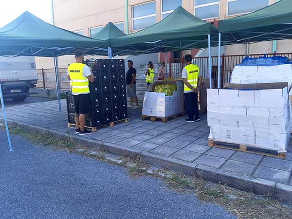 Πραγματοποιήθηκε η διανομή τροφίμων του ΤΕΒΑ στη Λευκόβρυση