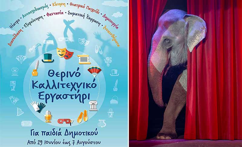 Θερινό καλλιτεχνικό εργαστήρι του ΔΗΠΕΘΕ Κοζάνης – 3η Εβδομάδα «Ο Αλυσοδεμένος Ελέφαντας»