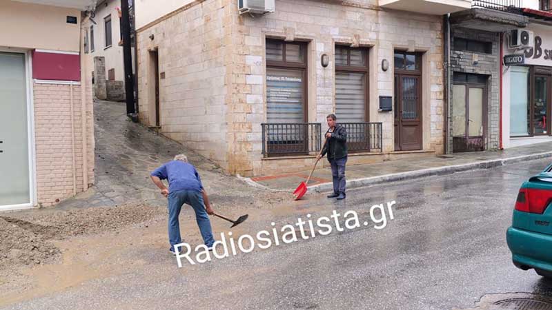 Η Σιάτιστα μετά την απογευματινή βροχή του Σαββάτου