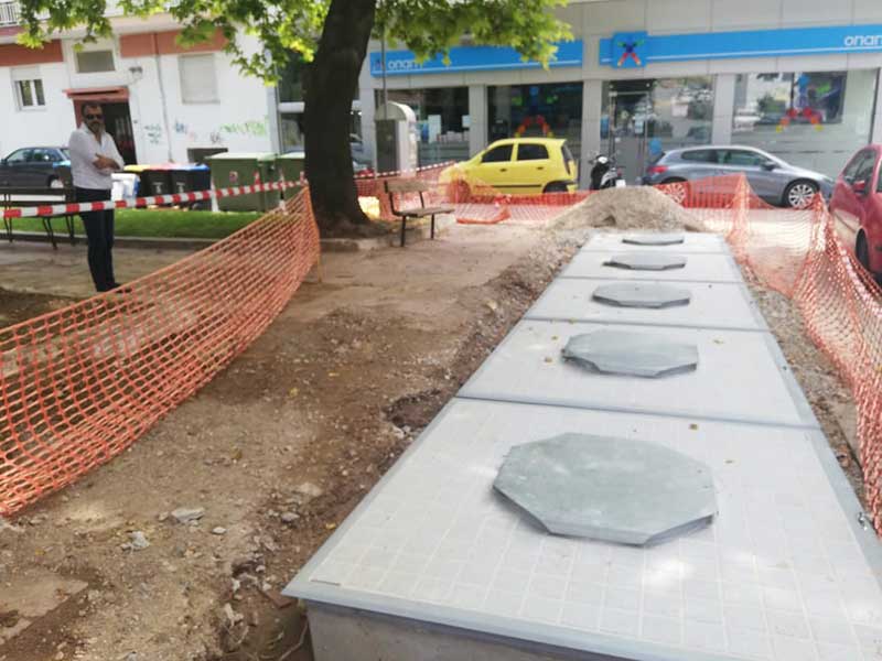 Υπογειοποίηση κάδων απορριμμάτων ζητούν πολίτες της Κοζάνης