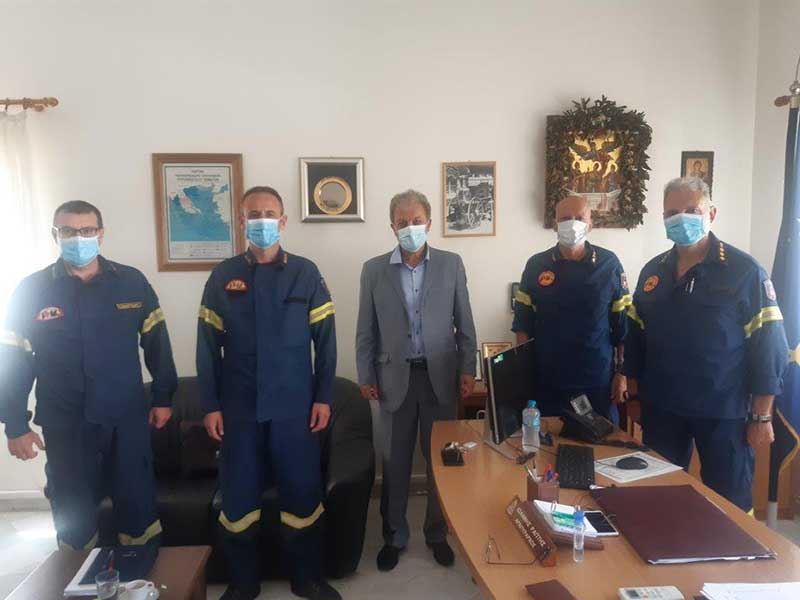 Επίσκεψη του Βουλευτή Γ. Αμανατίδη στην Περιφερειακή Διοίκηση Πυροσβεστικών Υπηρεσιών Δυτικής Μακεδονίας