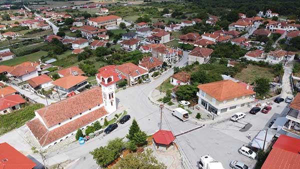 Η Ελάτη και το μοναστήρι της Ζάβορδας από drone (φωτογραφίες του Leonidas Bissiritsas)