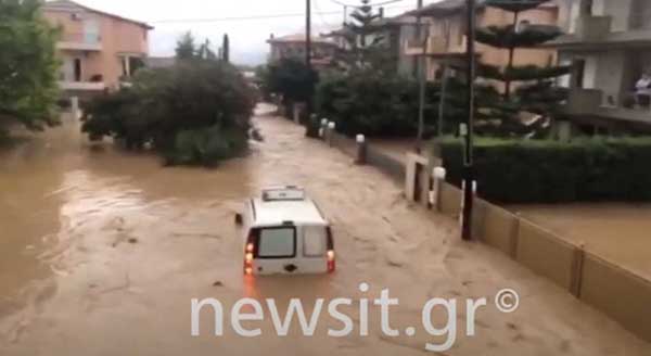 Εύβοια:Και τέταρτος νεκρός από τις τρομακτικές πλημμύρες-Στην περιοχή ο Χαρδαλιάς