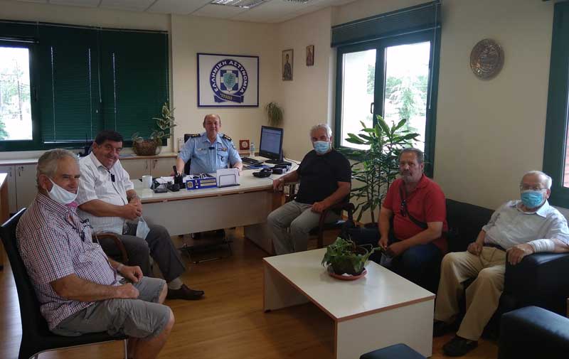 Συνάντηση του Γενικού Περιφερειακού Αστυνομικού Διευθυντή Δ. Μακεδονίας, Ταξίαρχου κ. Θεόδωρου Κεραμά με την Συντονιστική Επιτροπή Αγώνα Συνταξιούχων της Π.Ε. Κοζάνης