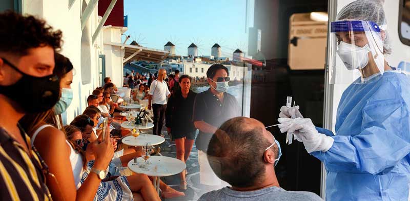 Κορονοϊός: 1.621 κρούσματα μόνο την τελευταία εβδομάδα – Στο «κόκκινο» ο Αύγουστος