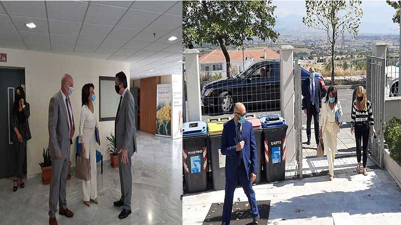 Το κτήριο της Περιφέρειας Δυτ. Μακεδονίας επισκέφθηκε η Γιάννα Αγγελοπούλου-Δασκαλάκη -Πρώτος σταθμός της επίσκεψής της στην Κοζάνη