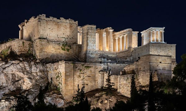 Δείτε Live την αλλαγή του φωτισμού στην Ακρόπολη