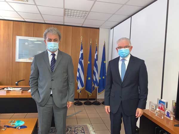 Συνάντηση Γιώργου Αμανατίδη με τον Πρόεδρο του ΕΛΓΑ κ. Ανδρέα Λυκουρέντζο