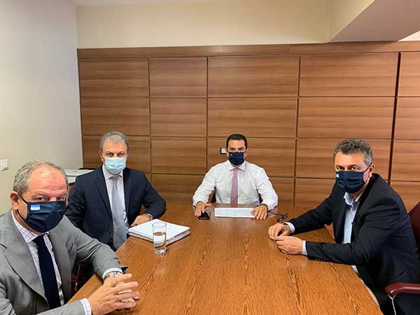 Συνάντηση του Γιώργου Αμανατίδη με τον Υφυπουργό Αγροτικής Ανάπτυξης και Τροφίμων κ. Κων/νο Σκρέκα και τον Γενικό Γραμματέα κ. Κώστα Μπαγινέτα