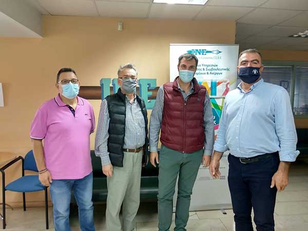 ΙΝΕ/ΓΣΕΕ Δυτ. Μακεδονίας: Συνάντηση με τον Αντιπεριφερειάρχη Αναπτυξιακής Μετάβασης κ. Κιάνα Στέργιο και τον εκπρόσωπο του ΕΚΕΤΑ/ΙΔΕΠ κ. Καρλόπουλο Ευάγγελο στην δομή του Περιφερειακού