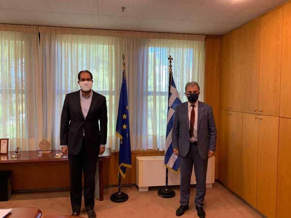 Ο Γιώργος Αμανατίδης συναντήθηκε με τον υφυπουργό Μεταφορών κ. Γιάννη Κεφαλογιάννη