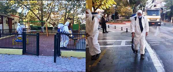 Απολυμάνσεις σε όλους τους κοινόχρηστους χώρους από το Δήμο Εορδαίας