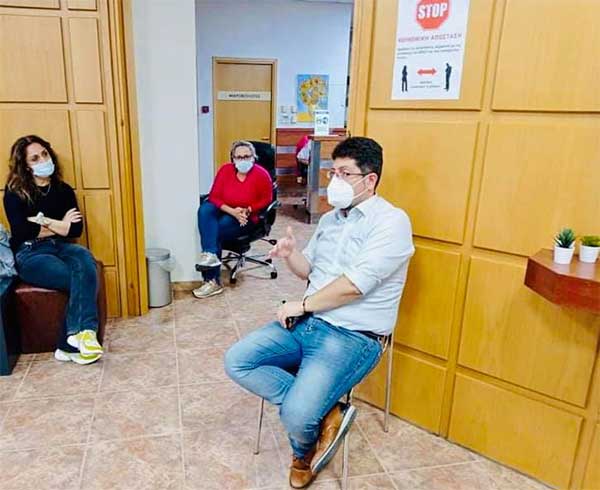 Κορωνοϊός: Ενημέρωση των εργαζομένων του διαγνωστικού Κέντρου “Ιπποκράτης”