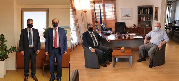 Συνάντηση του πρύτανη Πανεπιστημίου Δυτικής Μακεδονίας με τον υπουργό περιβάλλοντος και ενέργειας κ. Κωστή Χατζηδάκη και τον γενικό γραμματέα έρευνας και τεχνολογίας κ. Αθανάσιο Κυριαζή