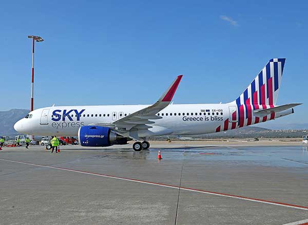 Η Sky express παραλαμβάνει το πρώτο από τα έξι ολοκαίνουργια Airbus-Πετάει στις 14 Δεκεμβρίου από Αθήνα-Θεσσαλονίκη