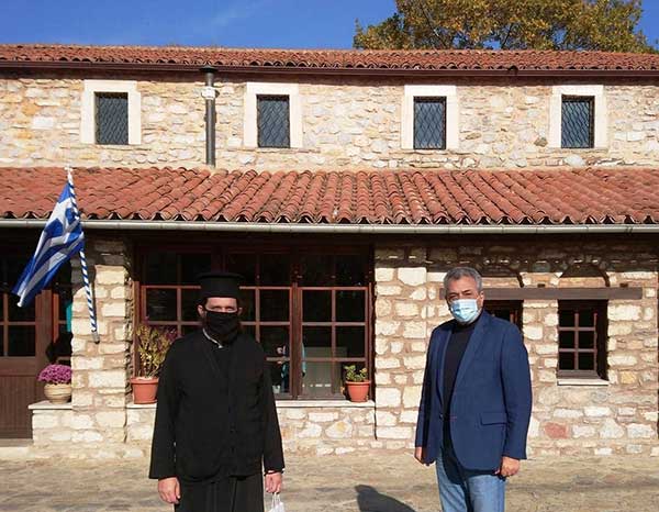 Επικάλυψη στέγης Ι. Ν. Αγίου Ιωάννου του Προδρόμου Λευκοπηγής με βυζαντινά κεραμίδια