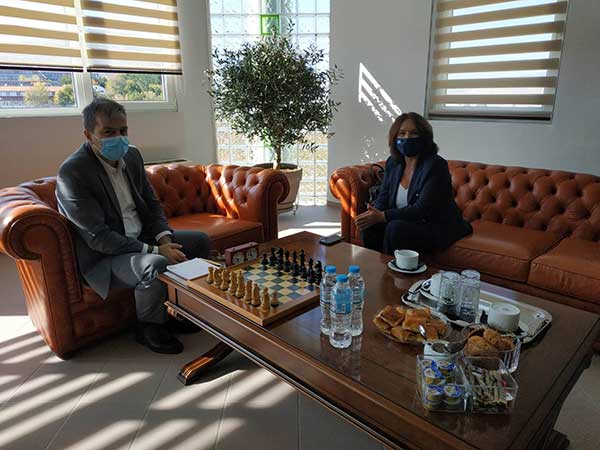 Καλλιόπη Βέττα: Συνάντηση με τον Πρύτανη του Π.Δ.Μ. κ. Θεόδωρο Θεοδουλίδη