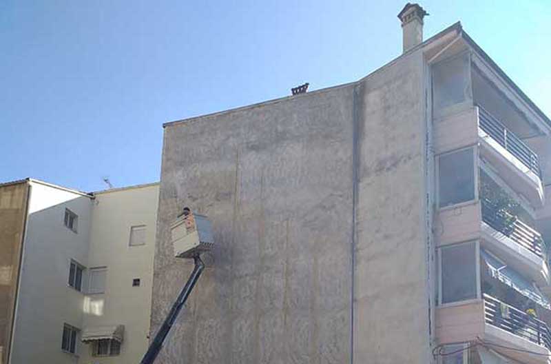 Δημιουργία Graffiti από τον ΟΑΠΝ και τον Δήμο Κοζάνης στην πλατεία Λασσάνη