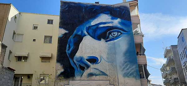 Άλλο ένα graffiti φιλοτεχνήθηκε στην πλατεία Λασσάνη