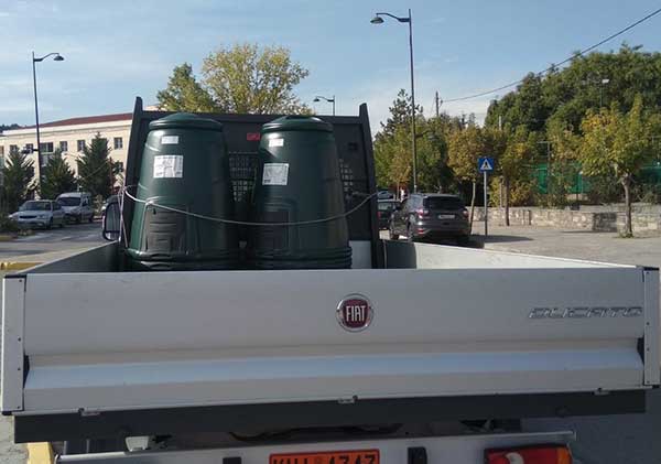 Δήμος Γρεβενών: Δωρεάν διανομή σύγχρονων κάδων οικιακής κομποστοποίησης στις Κοινότητες από την Υπηρεσία Καθαριότητας
